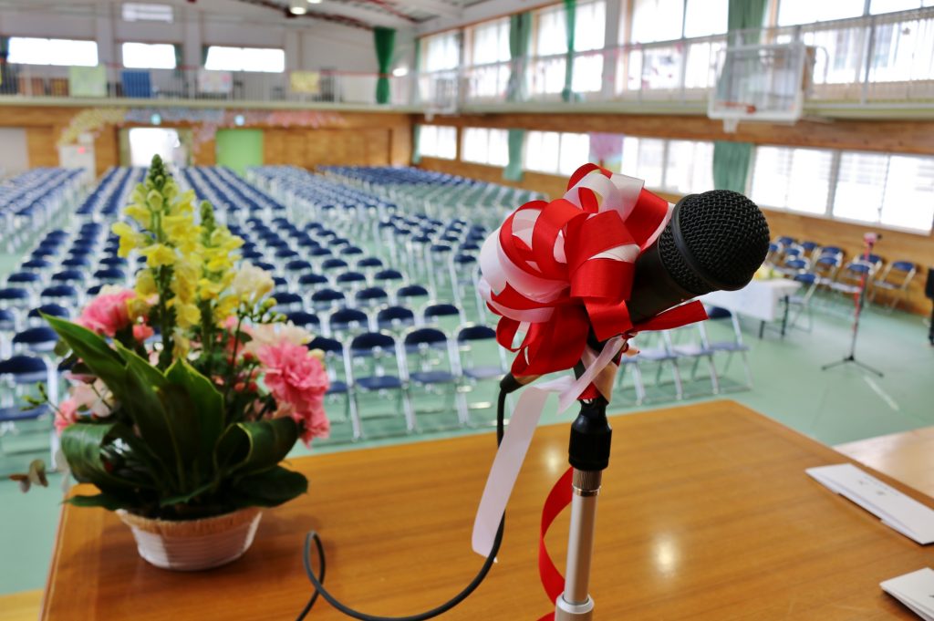 中学・高校での入学式