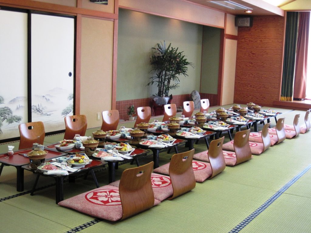 和食レストランでの忘年会