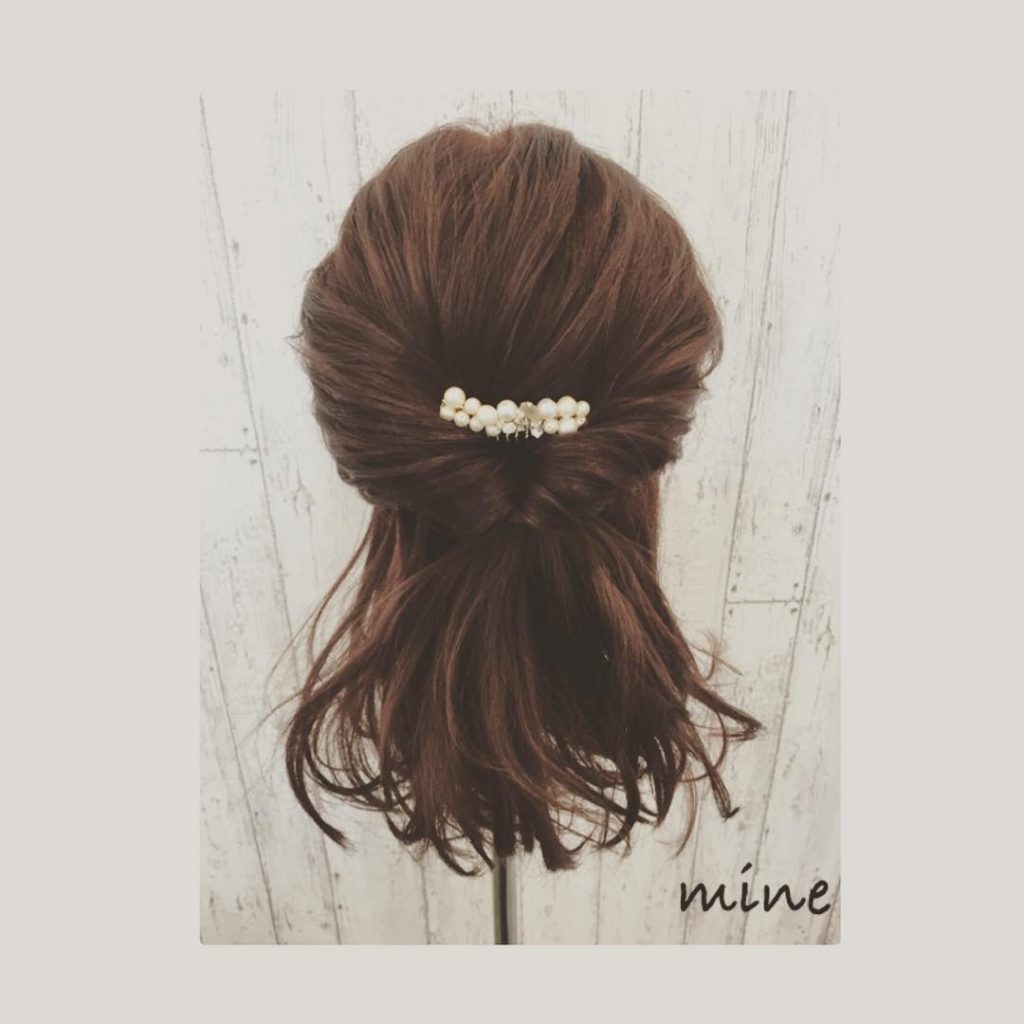 ミディアム~ロングヘアのヘアアレンジ