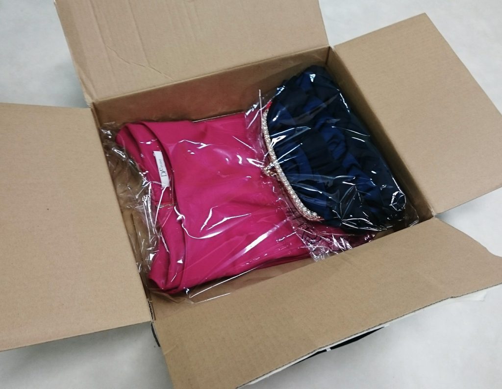商品が届きます