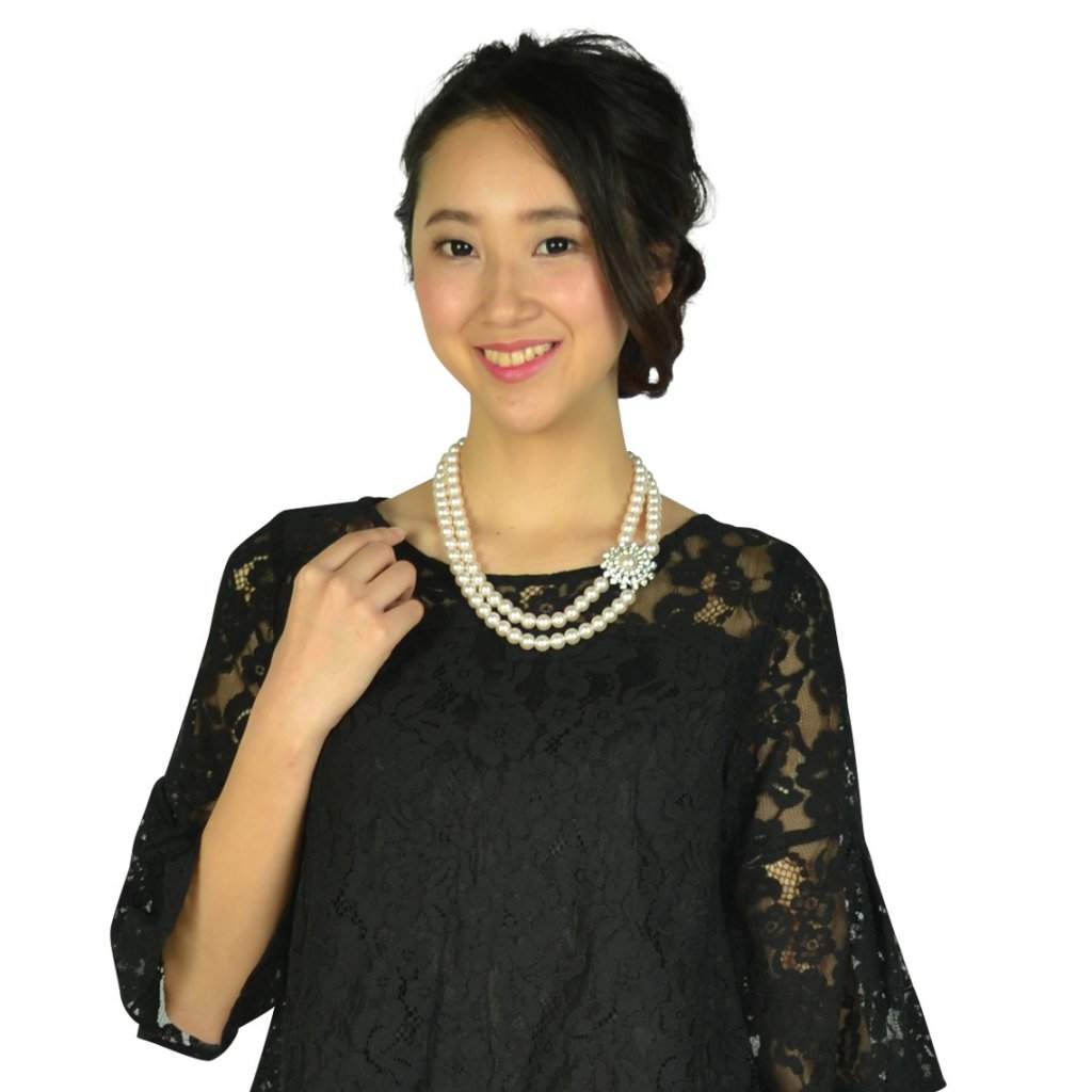 mebelle muse レースセパレートブラックパンツドレス