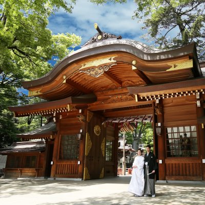 大國魂神社の結婚式お呼ばれ 日本の古き良き伝統と格式を感じる和婚 Ikina イキナ