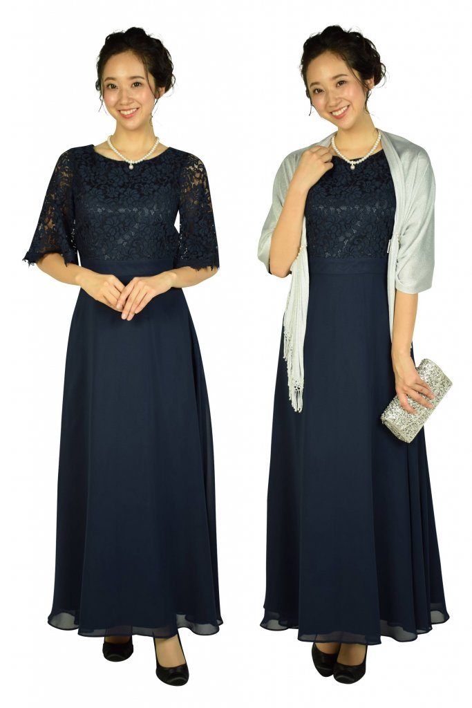 ネイビードレス 結婚式 パーティー ドレス選び 完璧コーディネート術 Ikina イキナ