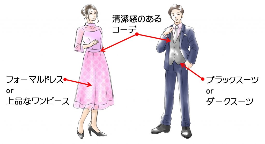 いとこの結婚式服装マナー【女性・男性】