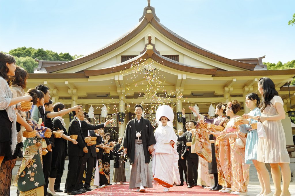 結婚式　湊川神社
