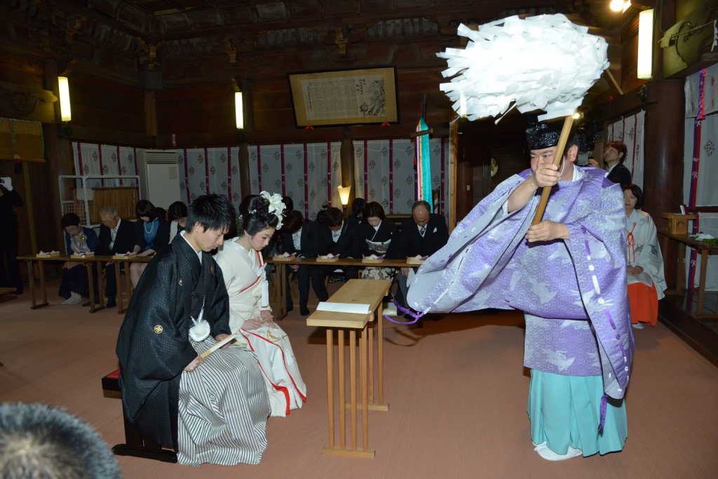 伊勢崎神社の神前結婚式