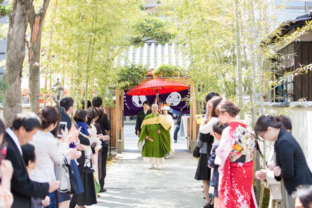 圓應寺の仏前結婚式