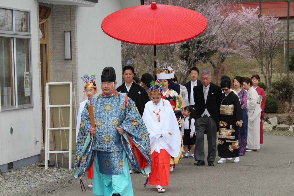 浦幌神社の神前挙式
