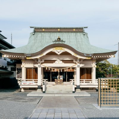 岡山神社の拝殿