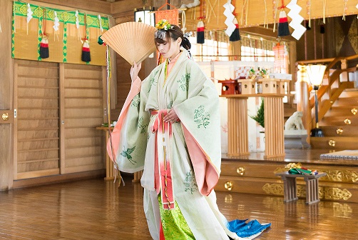 厳島神社の巫女舞