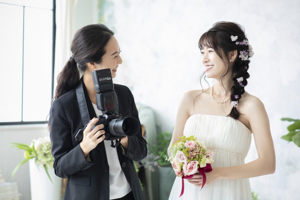 カメラマンと花嫁