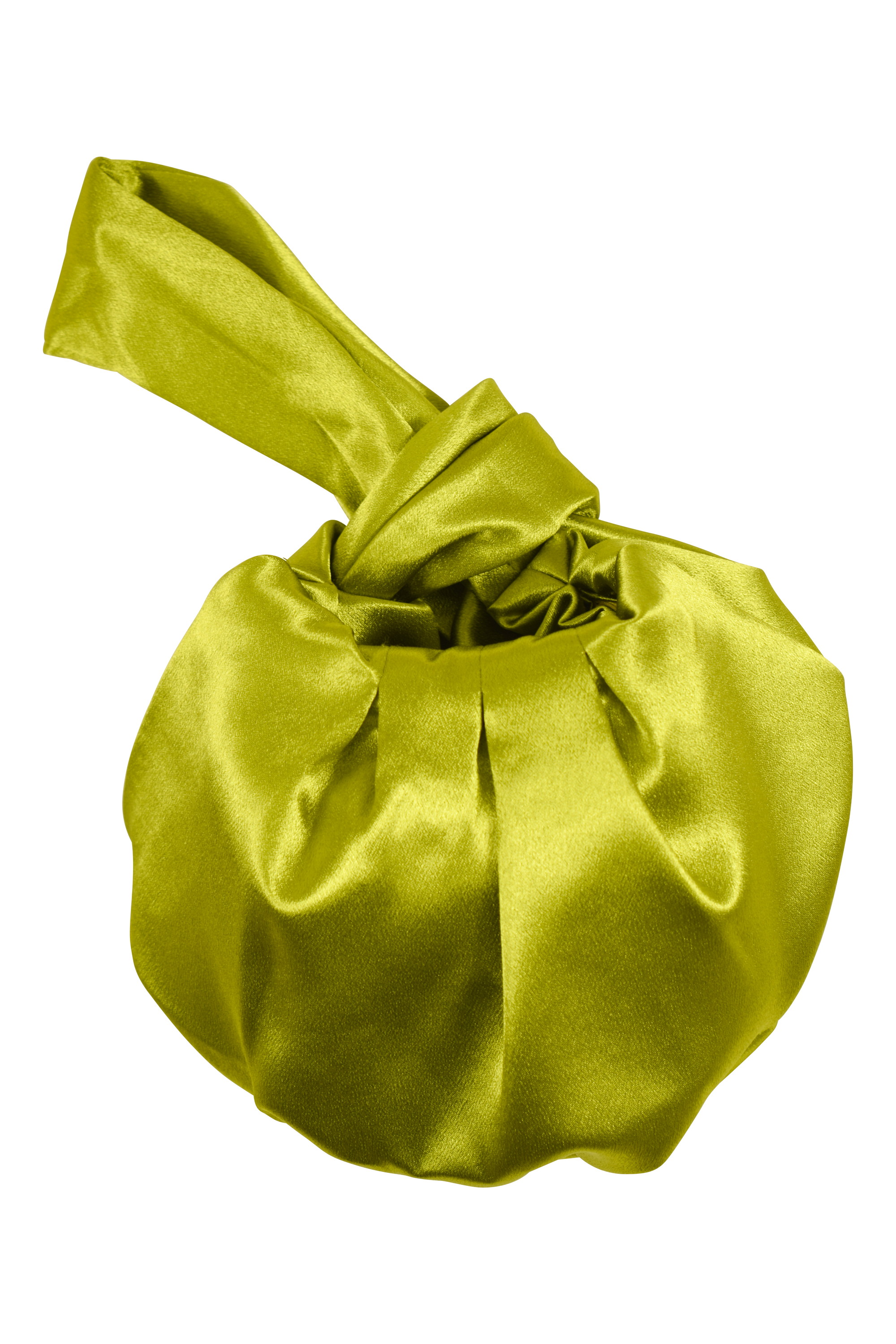 ANDRESD ワンハンドルたまご型グリーンバッグ