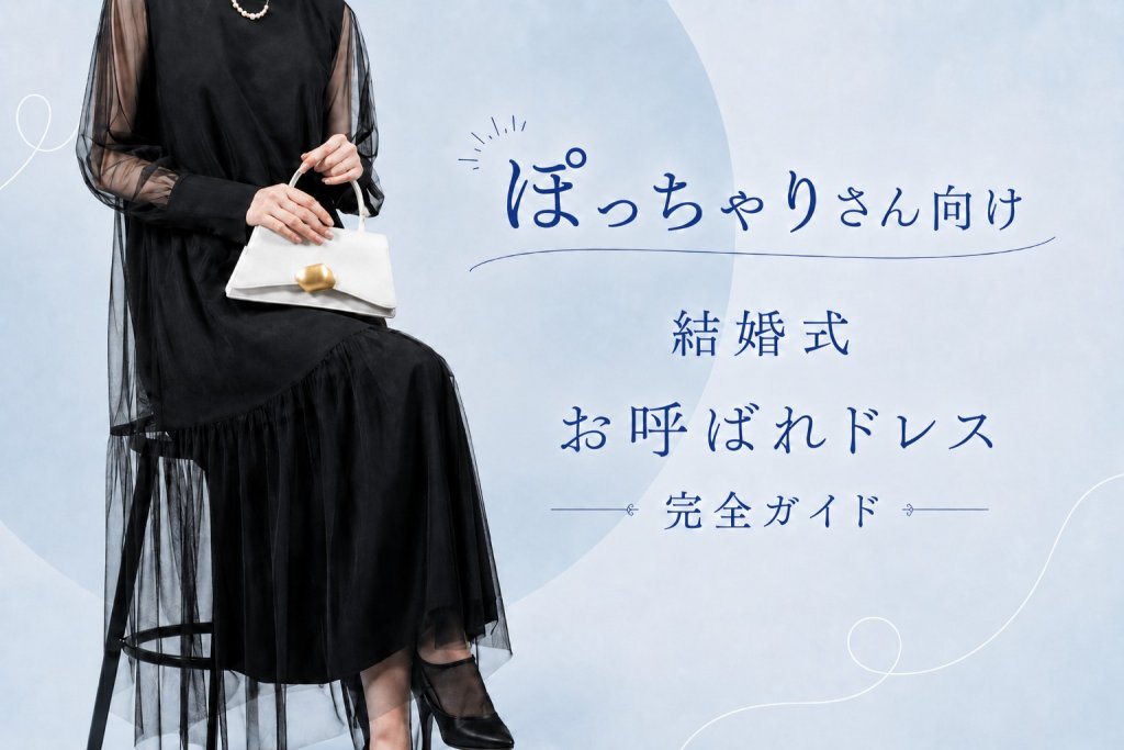【ぽっちゃり】体型カバーが叶う結婚式の服装・レンタルドレス集