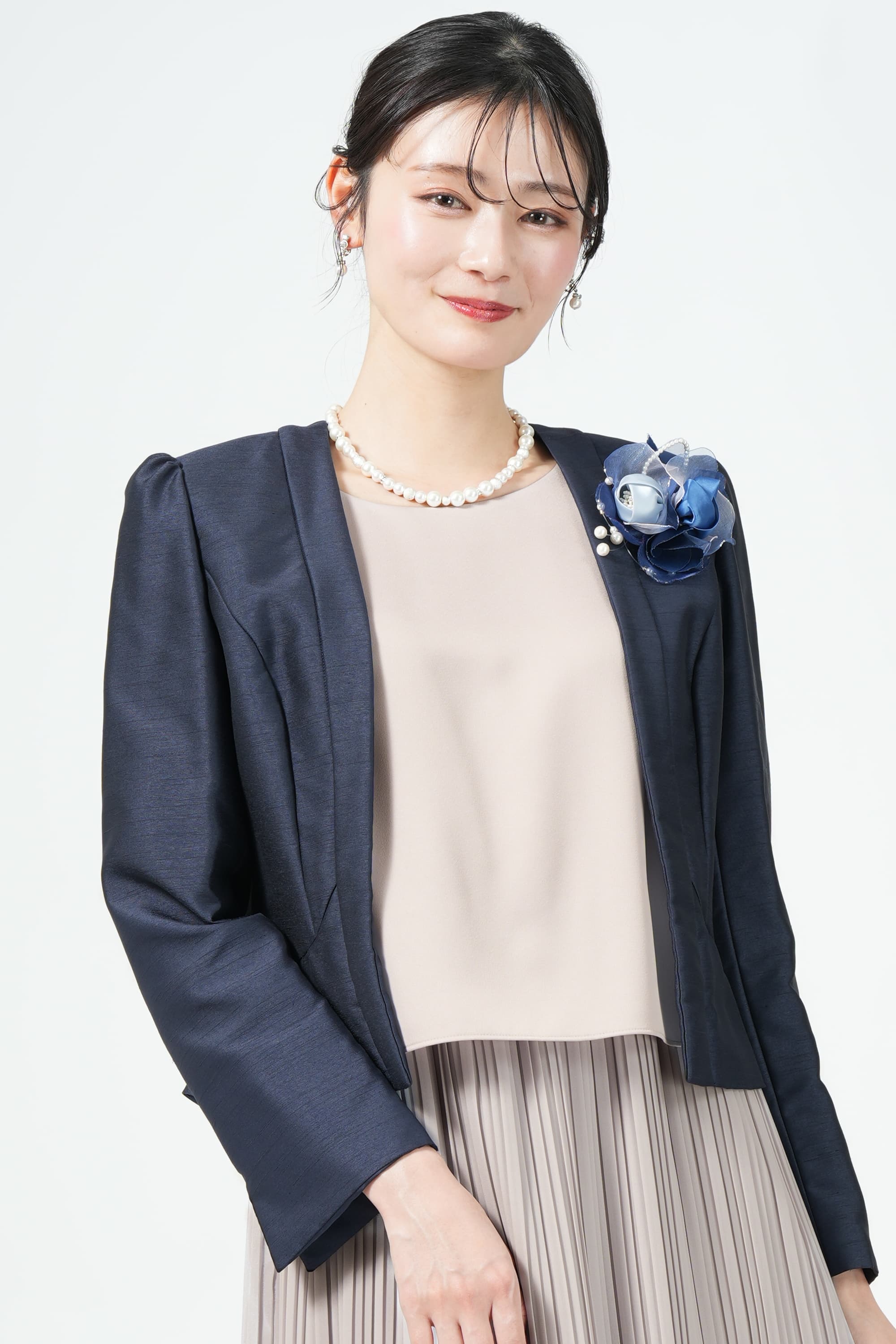 Genet Vivien フォーマルネイビージャケット
