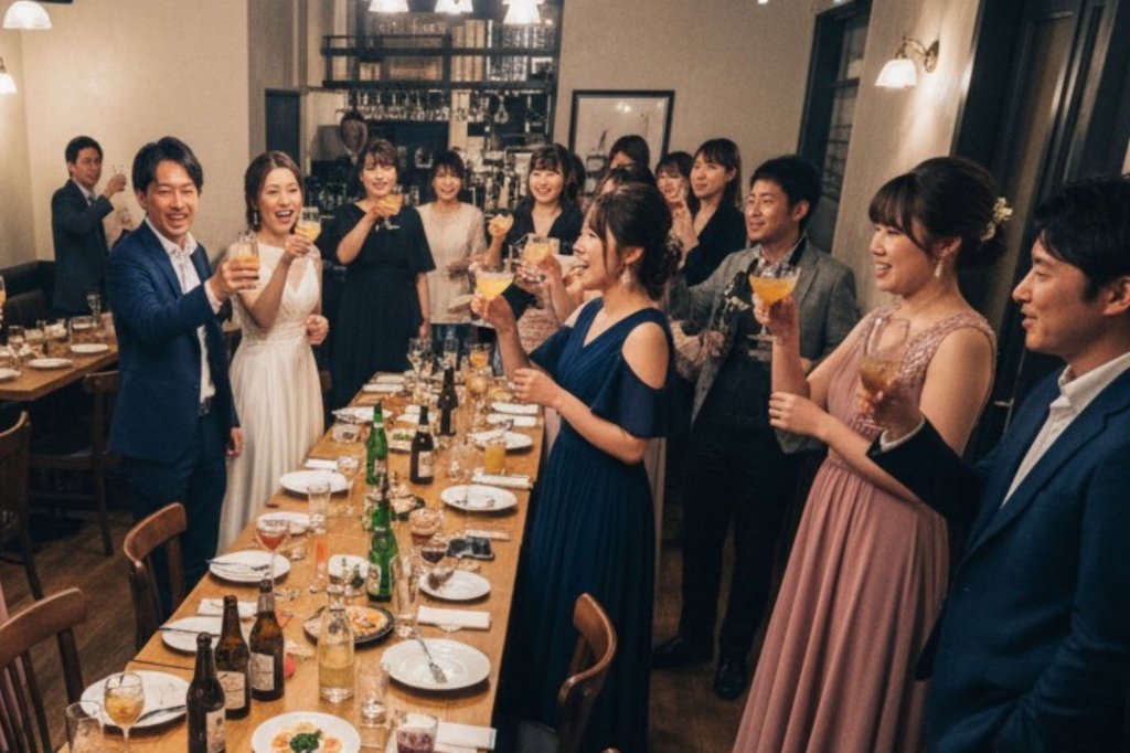 結婚式二次会だけ呼ばれた時の女性の服装は？服装マナーや会場別おすすめコーデ