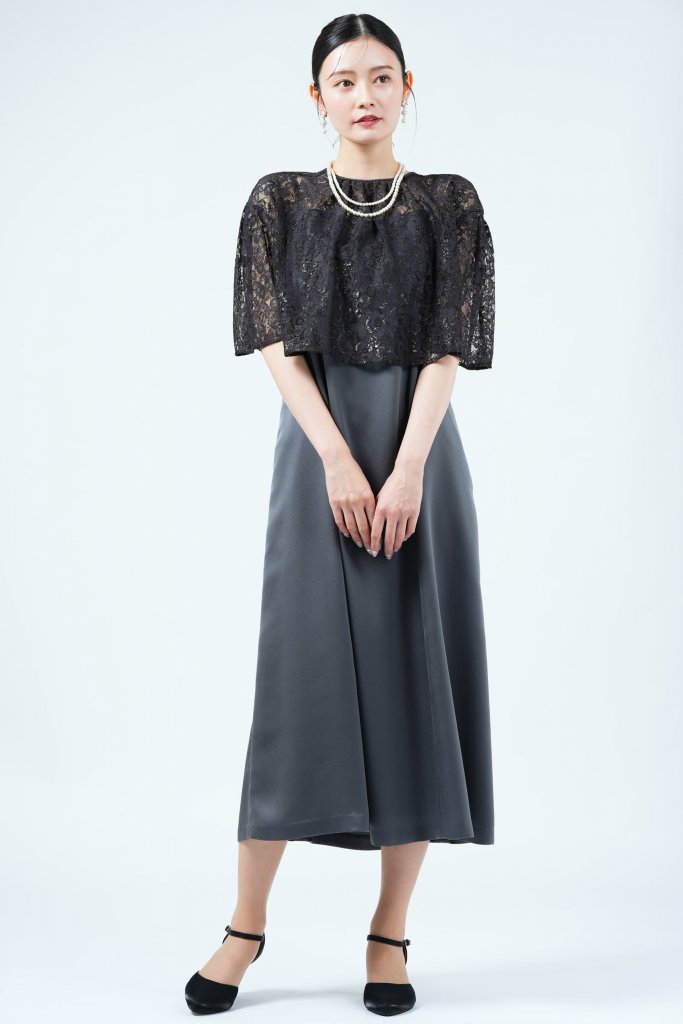 23区 ブライトフラワー刺繍グレードレス