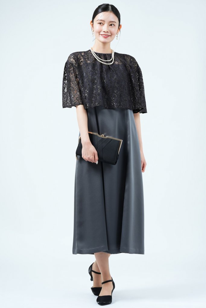 23区 ブライトフラワー刺繍グレードレス