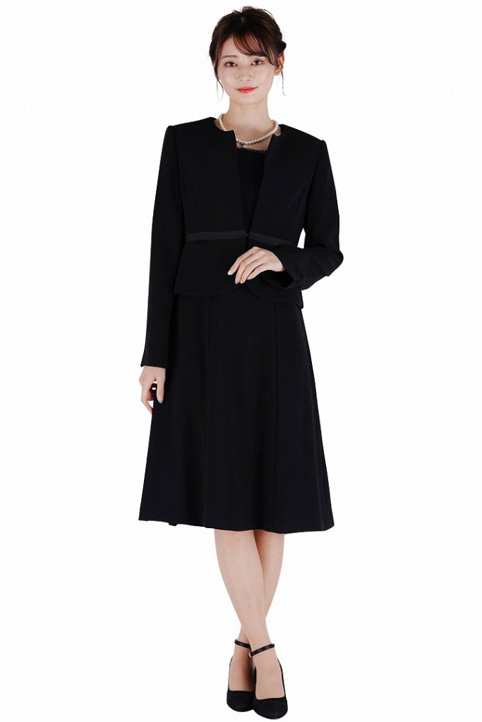 White Joola 上品ブラックフォーマルワンピースセット