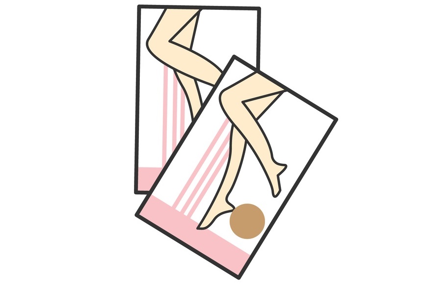 予備のストッキング