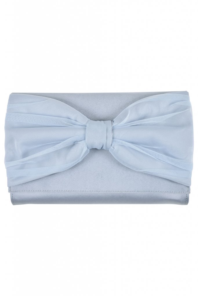 LAGUNAMOON サテンリボンブルーバッグ