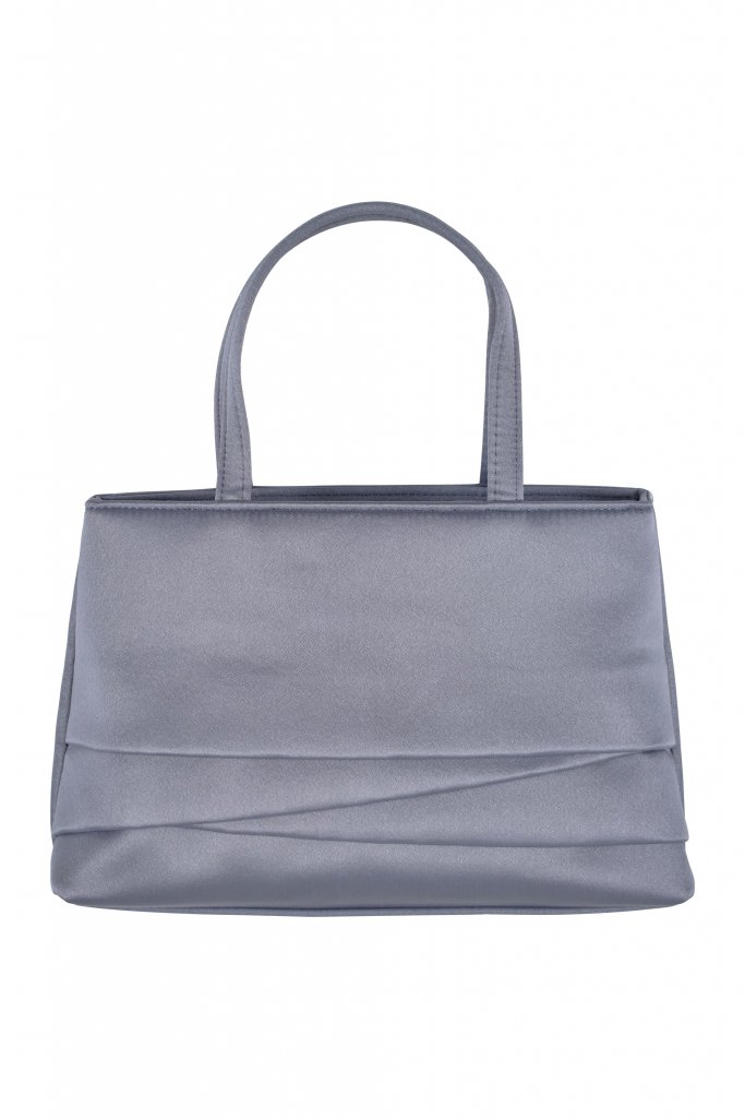 PETIT SOIR 東京ソワール ジオメトリックタックグレーバッグ