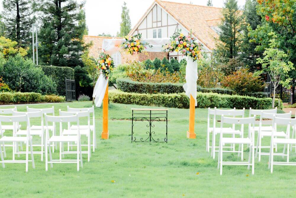 ガーデン・テラスなど屋外ウェディングだったら？