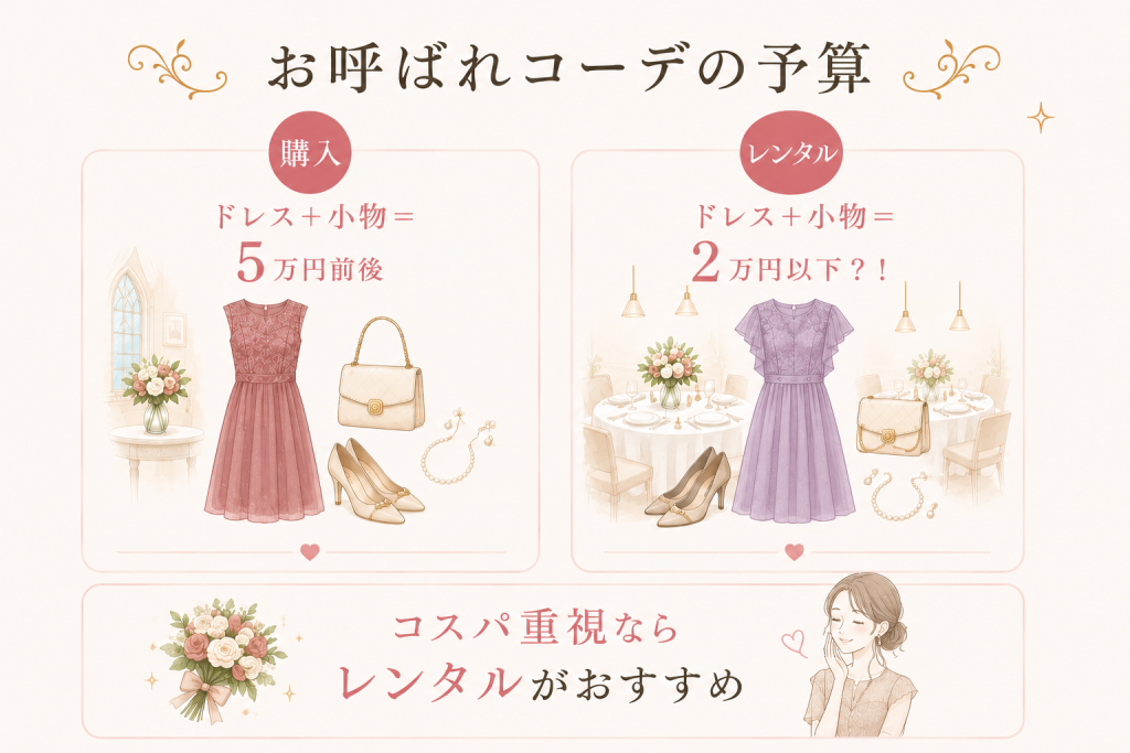ドレス＋小物でいくらかかる？予算の考え方