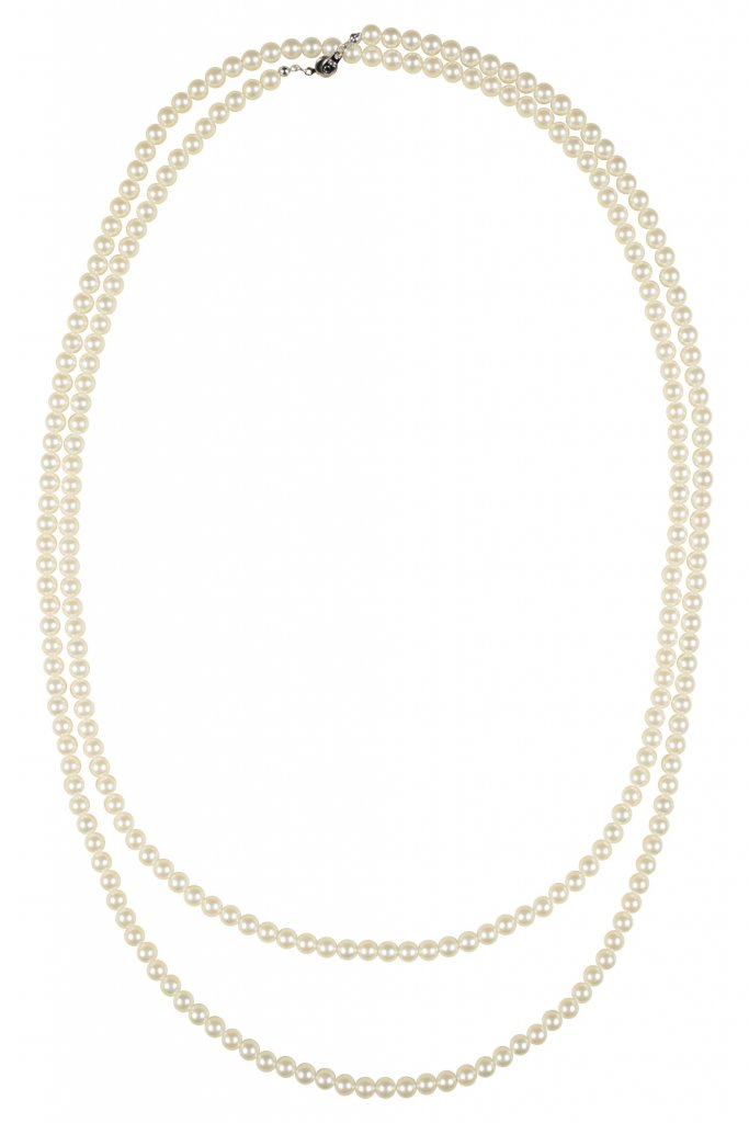  Hermoso luxe シンプルロングパールネックレス